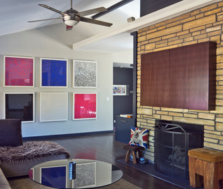 混搭风格客厅一层别墅艺术家具16平米客厅设计图纸
