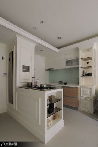 新古典风格单身公寓浪漫厨房设计图