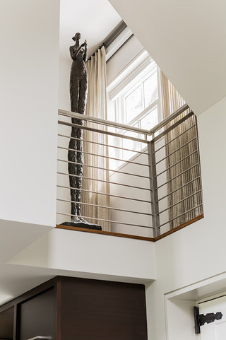 北欧风格200平米别墅现代时尚室内窗户效果图