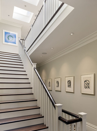 美式风格三层别墅及小清新别墅楼梯设计图纸