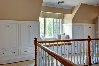 北欧风格客厅三层半别墅实用卧室白色卧室带飘窗的卧室装修效果图