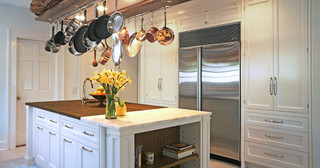 现代简约风格卫生间三层连体别墅大气白色橱柜半开放式厨房装修