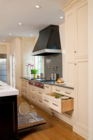 现代简约风格时尚家具半开放式厨房橱柜设计