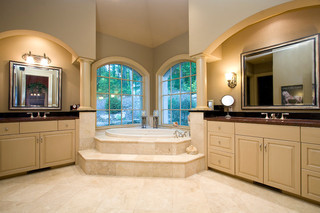 美式风格卧室美式别墅及低调奢华品牌按摩浴缸效果图