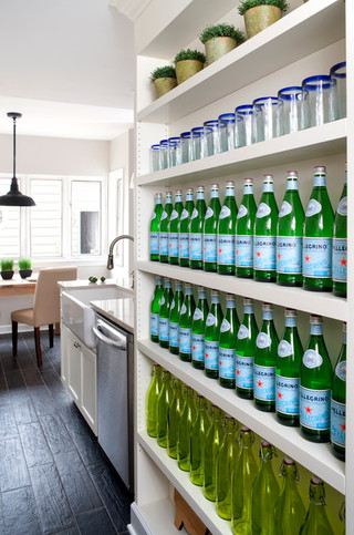 实用客厅绿色橱柜2012家装厨房橱柜设计图