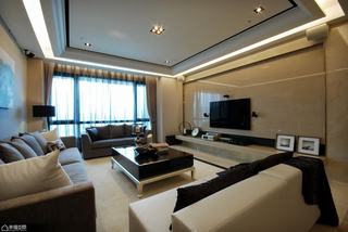 新古典风格舒适50平米客厅装潢