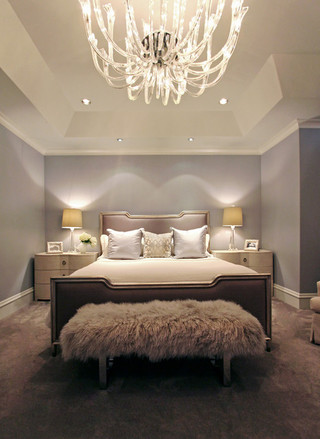混搭风格客厅loft公寓现代奢华140平米以上4平米卧室设计