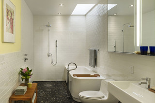 混搭风格2014年别墅豪华型整体卫浴设计图