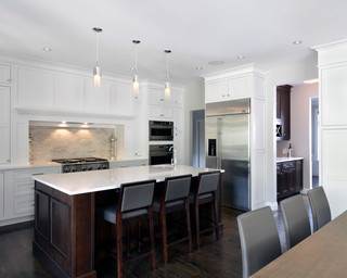 现代简约风格厨房loft公寓白色欧式家具20万以上140平米以上装修效果图