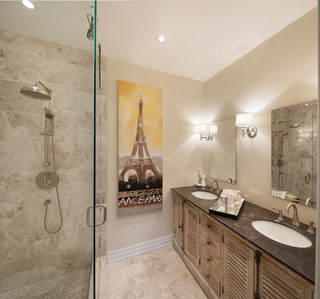 现代简约风格单身公寓设计图140平米以上洗手台白领家居图片