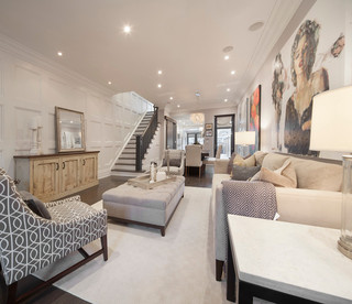 现代简约风格厨房单身公寓140平米以上家装楼梯白领家装图片