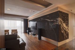 现代简约风格公寓奢华电视背景墙装修效果图