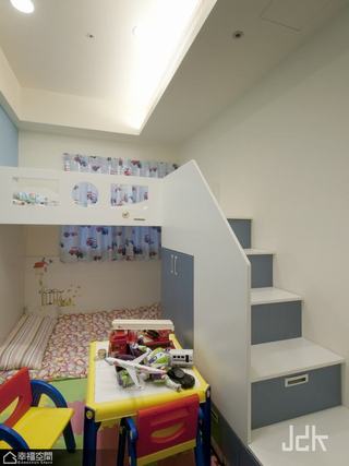 现代简约风格公寓温馨儿童房设计图纸