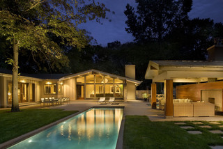 现代欧式风格富裕型140平米以上别墅游泳池装修效果图