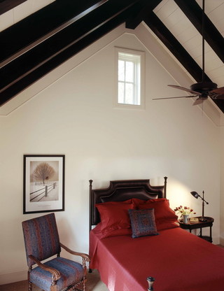 美式乡村风格卧室经济型140平米以上15平米卧室改造