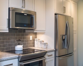 实用卧室褐色2014整体厨房橱柜设计图