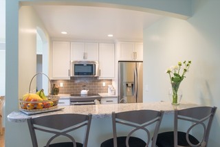 实用客厅白色欧式家具3平米厨房开放式厨房吧台设计