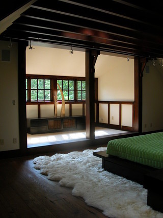 日式风格客厅三层别墅及简洁豪华型4平米卧室装修效果图