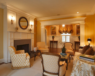 欧式风格度假别墅豪华客厅客厅沙发摆放装修