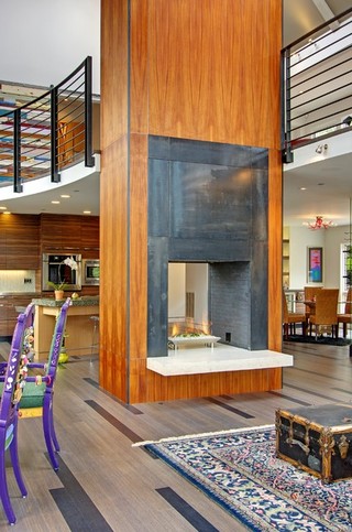 新古典风格30平米原木色110平米三室两厅沙发背景墙设计图