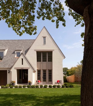 美式风格200平米别墅暖色调庭院围墙装潢