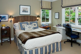 美式田园风格富裕型140平米以上7平方卧室装修效果图