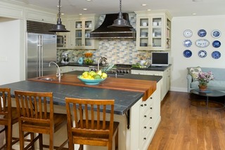 田园风格厨房富裕型140平米以上 6平方厨房装修效果图