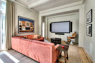 欧式风格家具富裕型140平米以上小客厅影视墙装修效果图