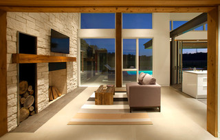 现代欧式风格复式住宅暖色调豪华型设计图