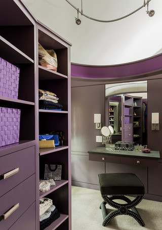 混搭风格复式客厅吊顶紫色窗帘5-10万3平方厨房装修效果图