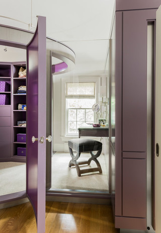 混搭风格客厅复式大厅紫色窗帘5-10万2012家装厨房装潢