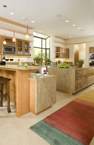 欧式风格家具富裕型140平米以上半开放式厨房设计图纸