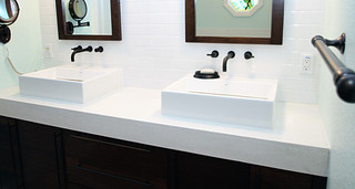 现代简约风格卫生间富裕型140平米以上洗手台图片