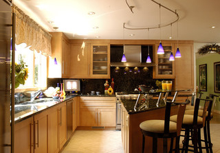 房间欧式风格富裕型140平米以上开放式厨房吧台设计