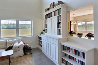 混搭风格客厅富裕型140平米以上装修书架效果图