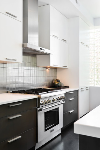 现代简约风格卧室白色简约经济型4平米小厨房装潢