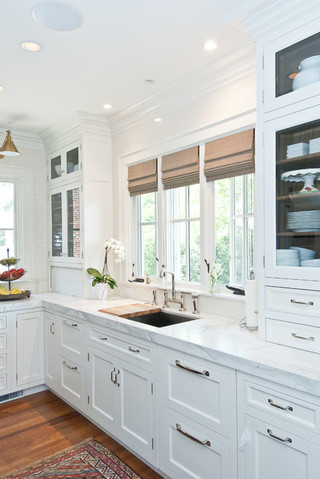 现代欧式风格温馨装饰暖色调6平米厨房洗手台效果图
