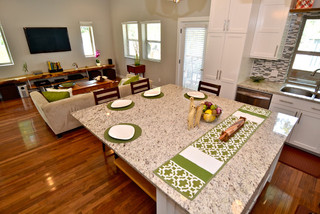 混搭风格客厅经济型140平米以上厨房餐厅客厅一体装潢