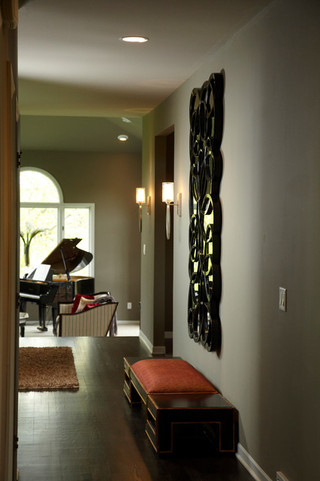 房间欧式风格富裕型140平米以上客厅过道吊顶设计图