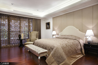新古典风格公寓舒适卧室装修图片
