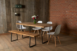 再生木材餐桌椅打造极致餐厅