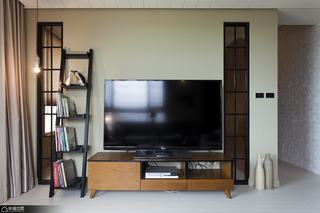 北欧风格公寓温馨电视背景墙装修效果图