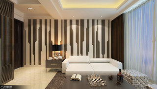 新古典风格小户型温馨沙发背景墙设计