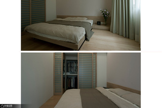 北欧风格公寓简洁卧室装潢