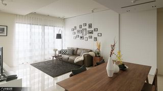 北欧风格公寓简洁客厅装潢