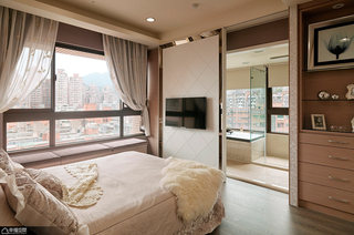 新古典风格公寓唯美卧室设计图