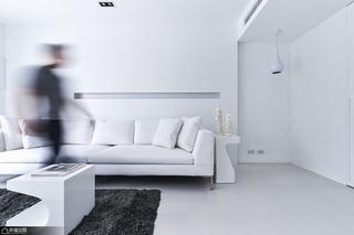 简约风格公寓艺术白色效果图
