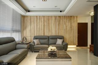 混搭风格公寓舒适沙发背景墙设计图