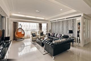 新古典风格温馨80平米客厅设计图