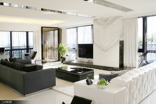 新古典风格公寓时尚客厅装修效果图
